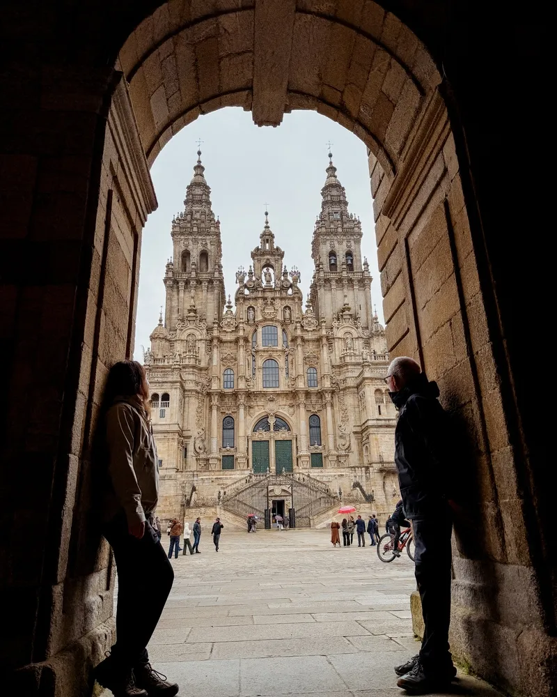 llegada a santiago de compostela