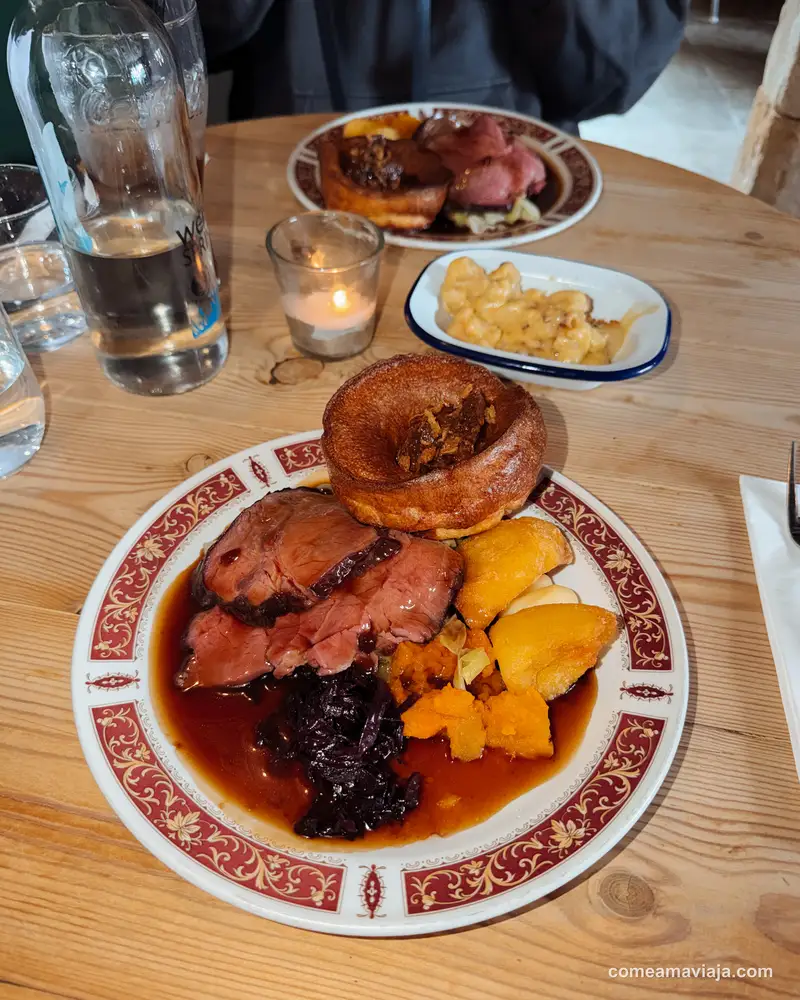 sunday roast cotswolds